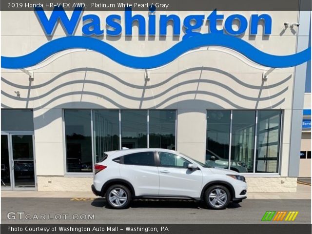 2019 Honda HR-V EX AWD in Platinum White Pearl