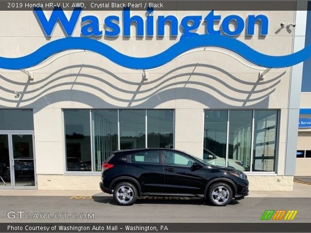 2019 Honda HR-V LX AWD in Crystal Black Pearl