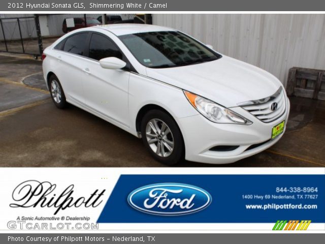2012 Hyundai Sonata GLS in Shimmering White