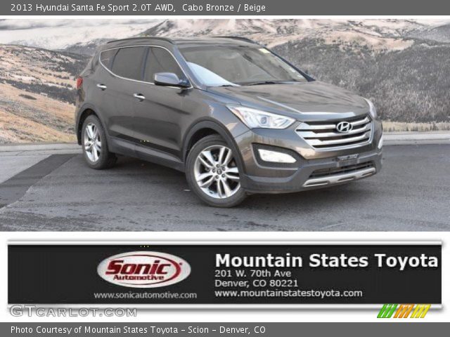 2013 Hyundai Santa Fe Sport 2.0T AWD in Cabo Bronze