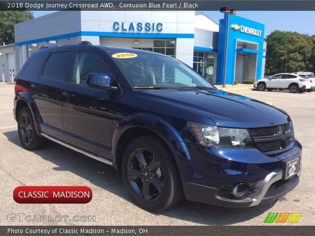 2018 Dodge Journey Crossroad AWD in Contusion Blue Pearl