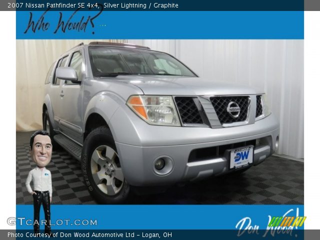 2007 Nissan Pathfinder SE 4x4 in Silver Lightning