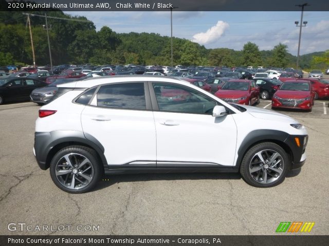 2020 Hyundai Kona Ultimate AWD in Chalk White