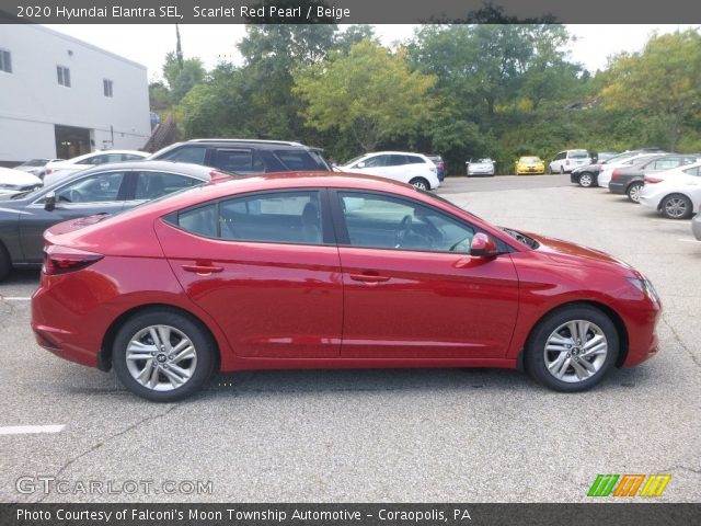 2020 Hyundai Elantra SEL in Scarlet Red Pearl