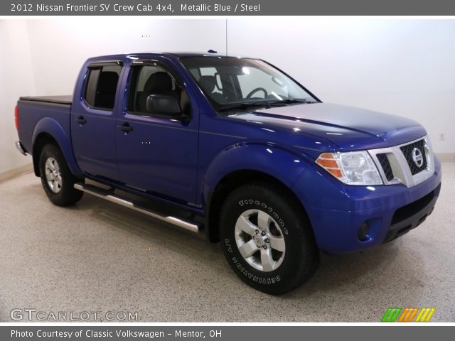 2012 Nissan Frontier SV Crew Cab 4x4 in Metallic Blue