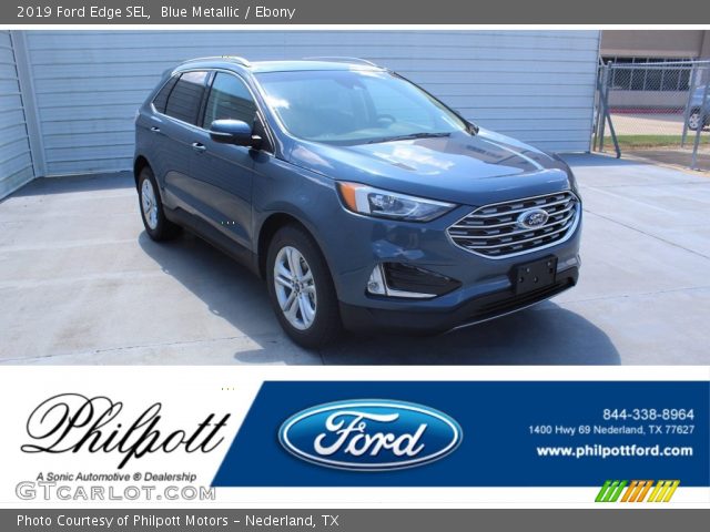 2019 Ford Edge SEL in Blue Metallic