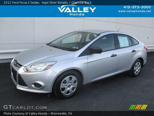 2012 Ford Focus S Sedan in Ingot Silver Metallic