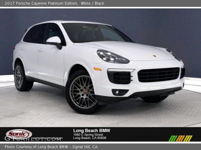 2017 Porsche Cayenne Platinum Edition in White