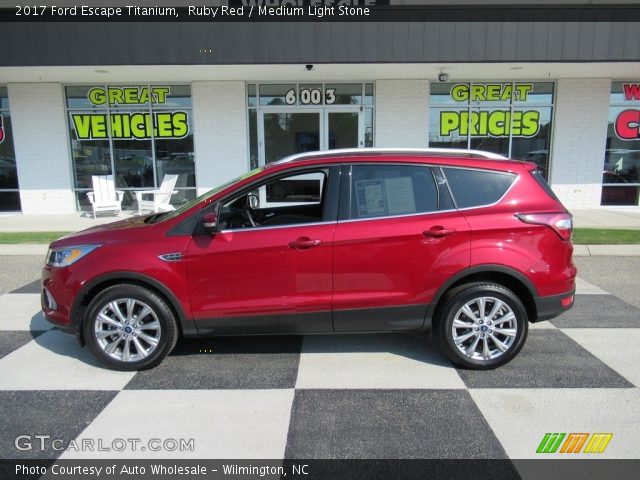 2017 Ford Escape Titanium in Ruby Red