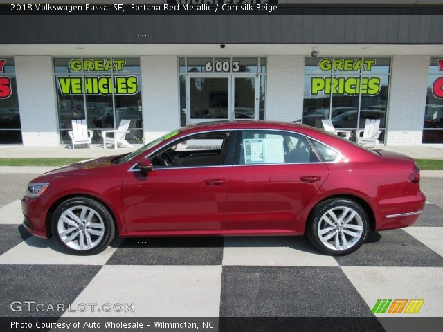 2018 Volkswagen Passat SE in Fortana Red Metallic