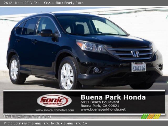 2012 Honda CR-V EX-L in Crystal Black Pearl