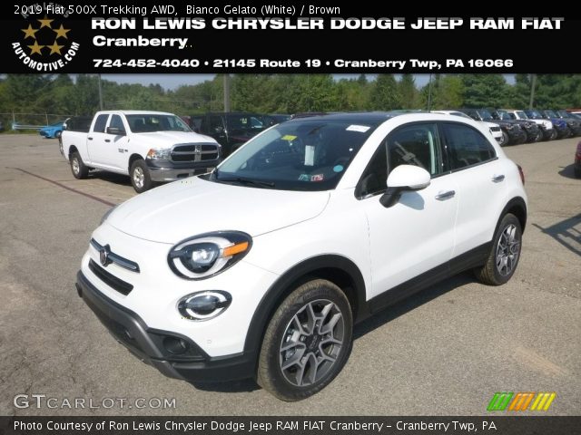 2019 Fiat 500X Trekking AWD in Bianco Gelato (White)