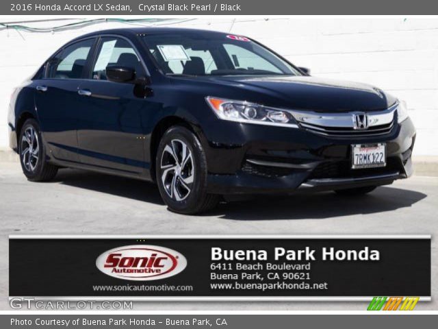 2016 Honda Accord LX Sedan in Crystal Black Pearl