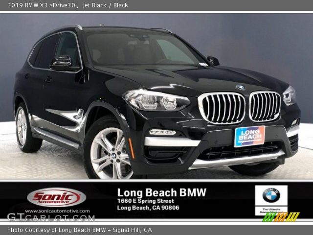 2019 BMW X3 sDrive30i in Jet Black