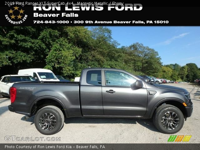 2019 Ford Ranger XLT SuperCab 4x4 in Magnetic Metallic