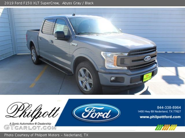 2019 Ford F150 XLT SuperCrew in Abyss Gray