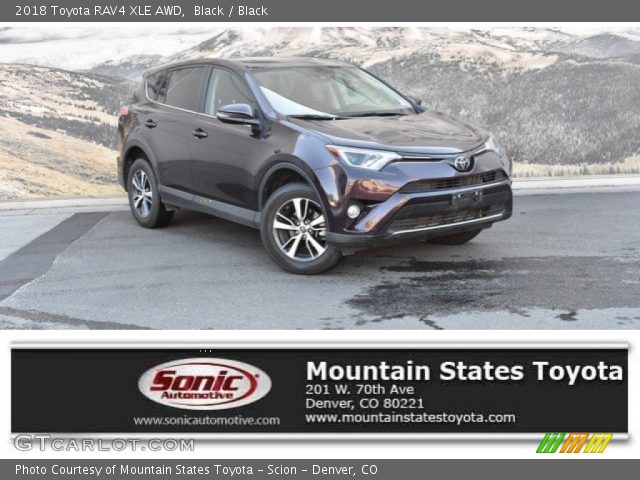 2018 Toyota RAV4 XLE AWD in Black
