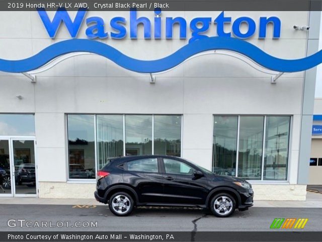 2019 Honda HR-V LX AWD in Crystal Black Pearl