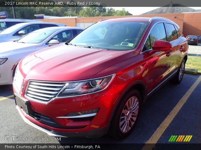 2017 Lincoln MKC Reserve AWD in Ruby Red