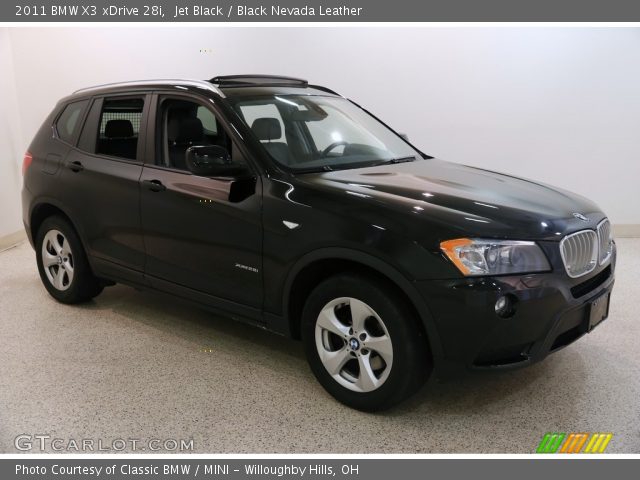 2011 BMW X3 xDrive 28i in Jet Black