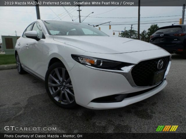 2019 Mazda MAZDA3 Preferred Sedan in Snowflake White Pearl Mica