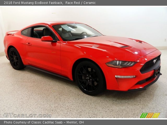 2018 Ford Mustang EcoBoost Fastback in Race Red