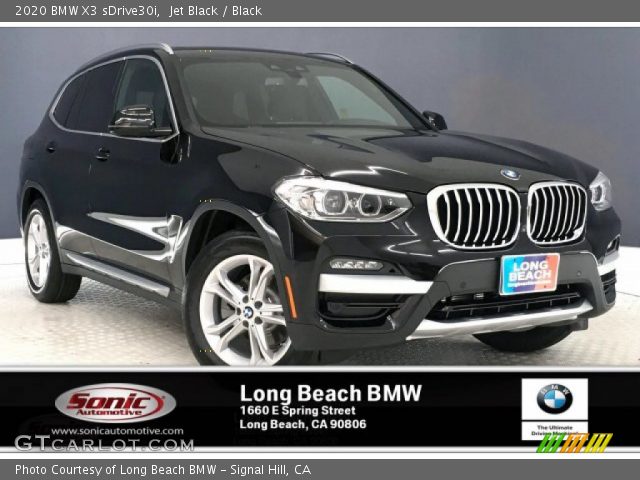 2020 BMW X3 sDrive30i in Jet Black
