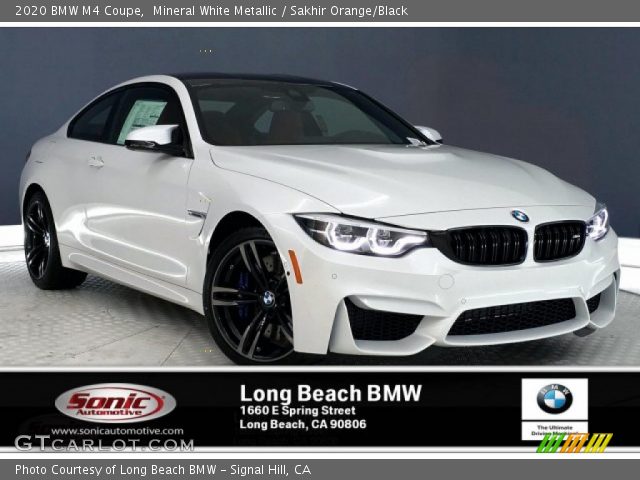 2020 BMW M4 Coupe in Mineral White Metallic