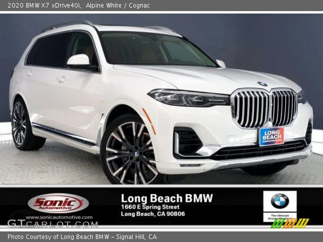 2020 BMW X7 xDrive40i in Alpine White