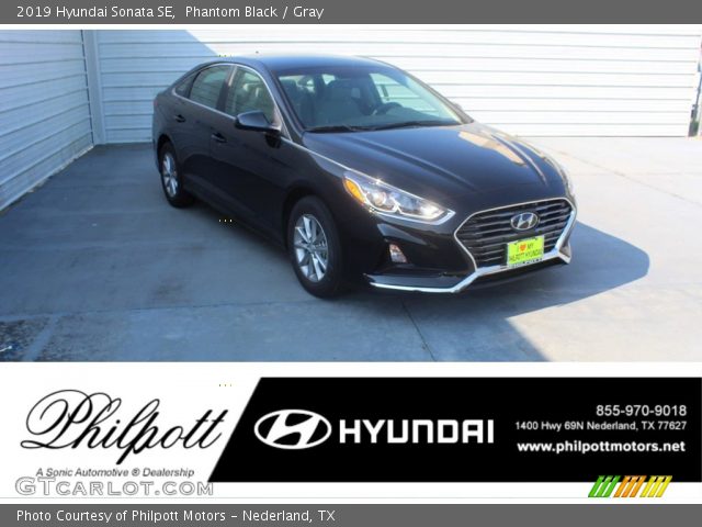 2019 Hyundai Sonata SE in Phantom Black