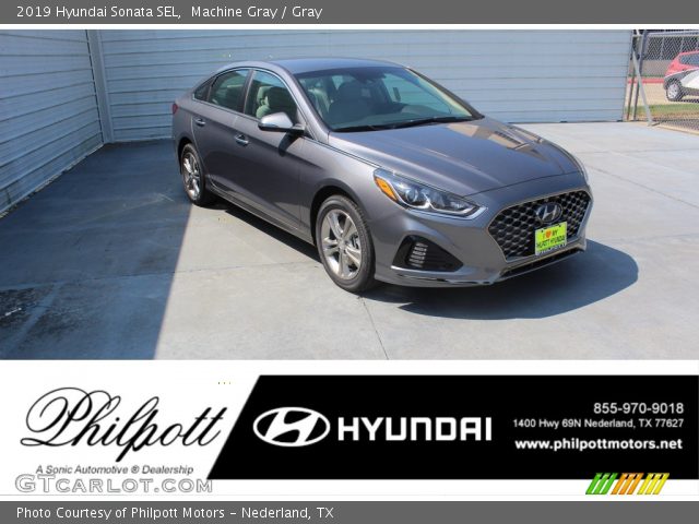 2019 Hyundai Sonata SEL in Machine Gray