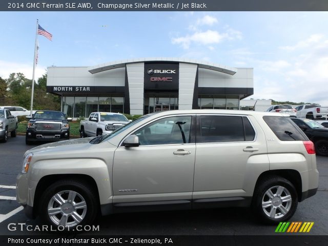 2014 GMC Terrain SLE AWD in Champagne Silver Metallic