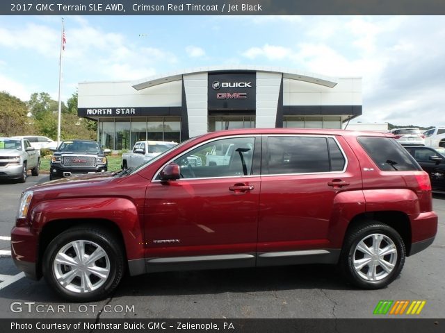 2017 GMC Terrain SLE AWD in Crimson Red Tintcoat