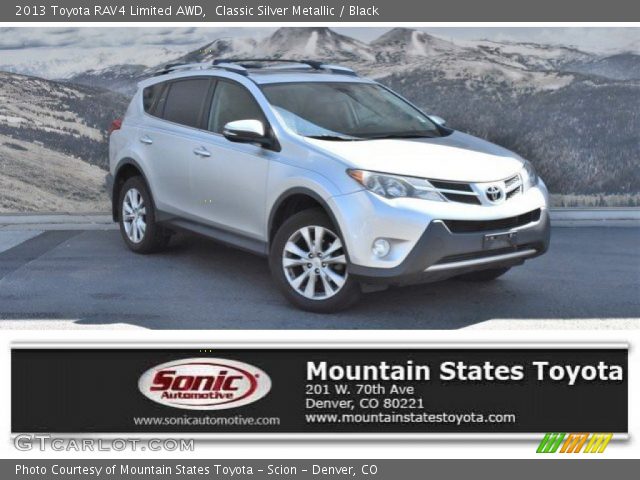 2013 Toyota RAV4 Limited AWD in Classic Silver Metallic