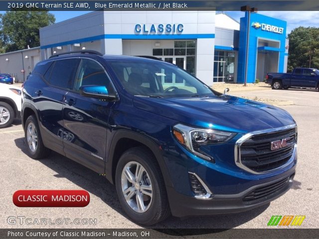 2019 GMC Terrain SLE AWD in Blue Emerald Metallic