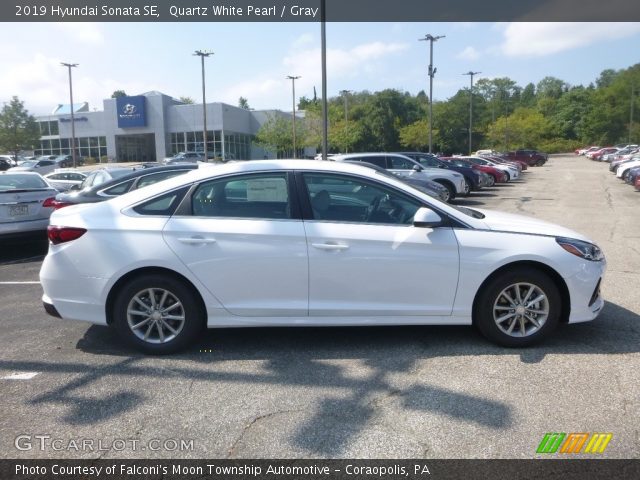 2019 Hyundai Sonata SE in Quartz White Pearl