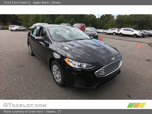 2019 Ford Fusion S in Agate Black
