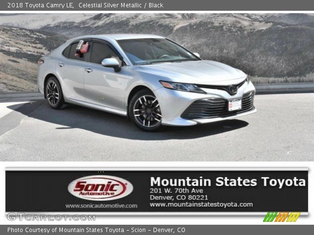 2018 Toyota Camry LE in Celestial Silver Metallic