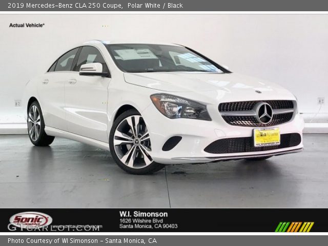 2019 Mercedes-Benz CLA 250 Coupe in Polar White