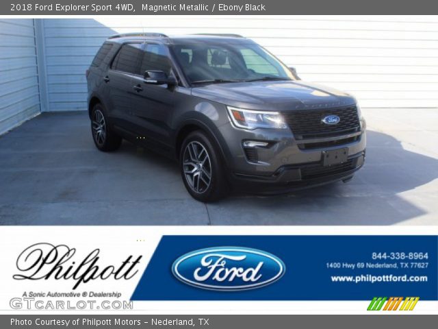 2018 Ford Explorer Sport 4WD in Magnetic Metallic