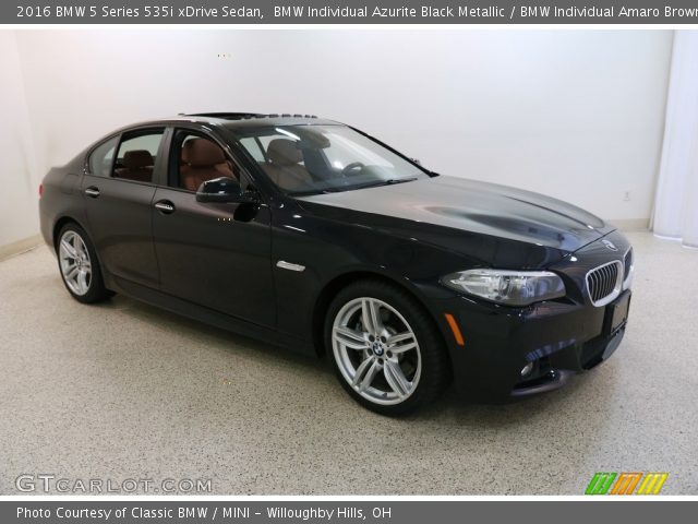 2016 BMW 5 Series 535i xDrive Sedan in BMW Individual Azurite Black Metallic