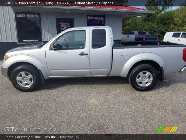 2007 Nissan Frontier SE King Cab 4x4 in Radiant Silver
