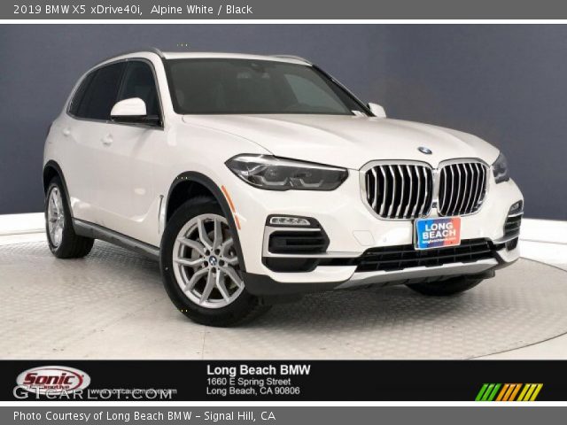 2019 BMW X5 xDrive40i in Alpine White
