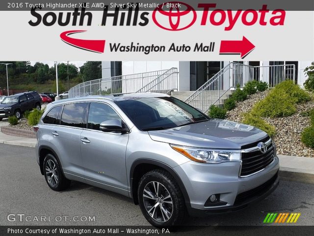 2016 Toyota Highlander XLE AWD in Silver Sky Metallic