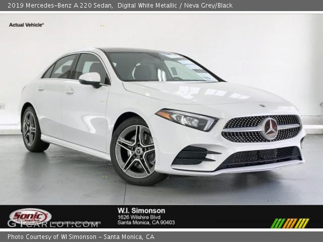 2019 Mercedes-Benz A 220 Sedan in Digital White Metallic