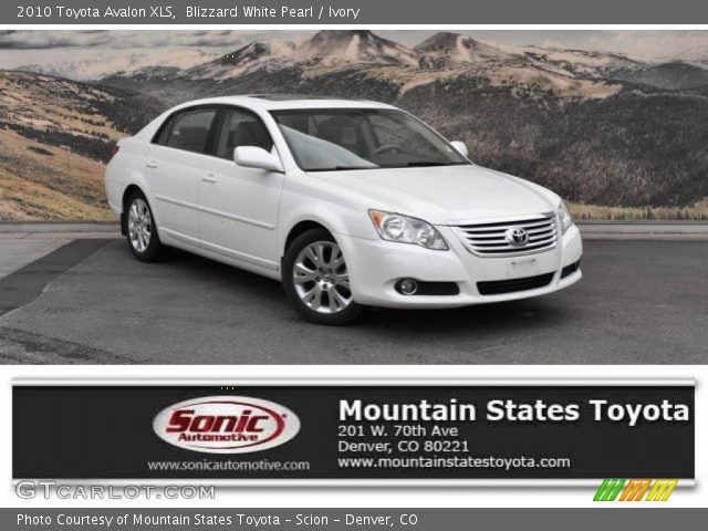 2010 Toyota Avalon XLS in Blizzard White Pearl