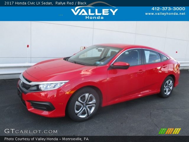 2017 Honda Civic LX Sedan in Rallye Red