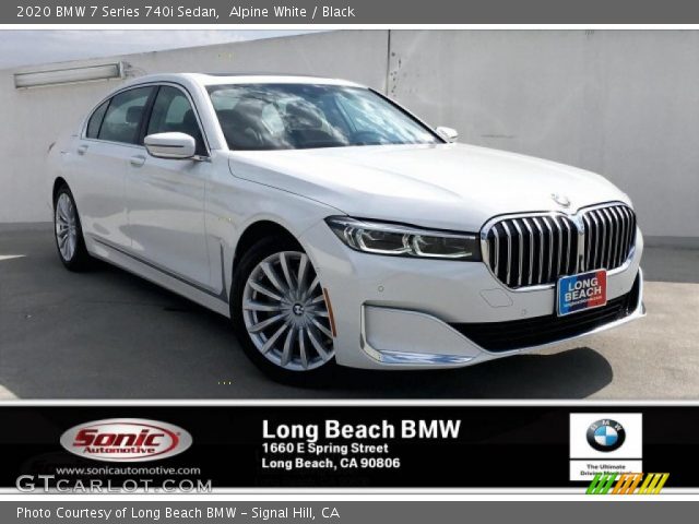 2020 BMW 7 Series 740i Sedan in Alpine White