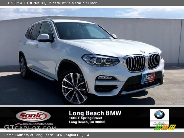 2019 BMW X3 sDrive30i in Mineral White Metallic