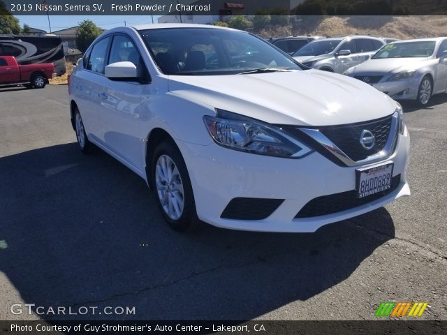 2019 Nissan Sentra SV in Fresh Powder